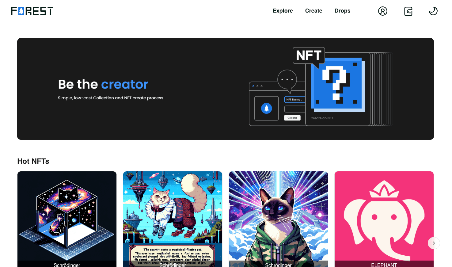 Forest - aelf's NFT marketplace