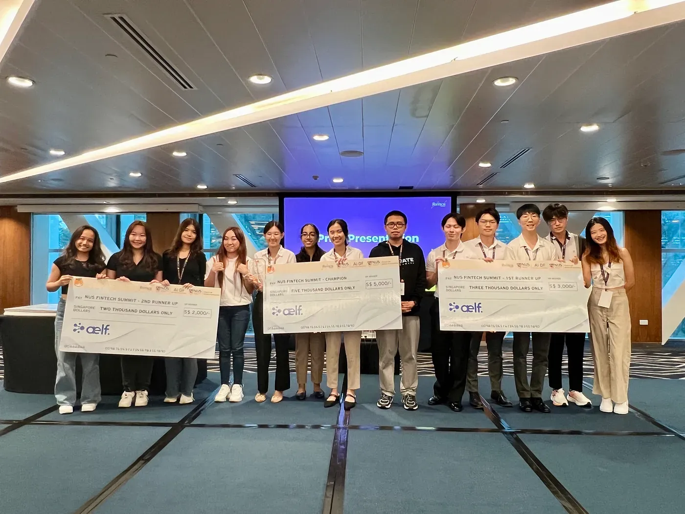 aelf - Winner of NUS Fintech Summit 2024
