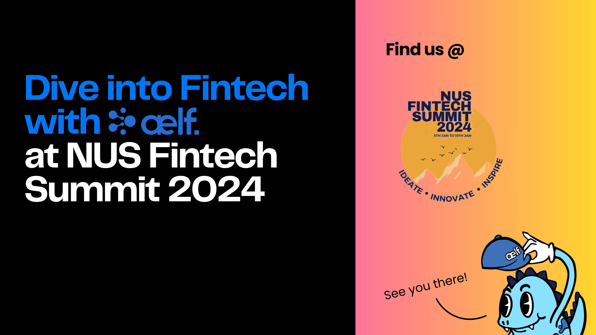 Dive into Fintech with aelf at NUS Fintech Summit 2024!
