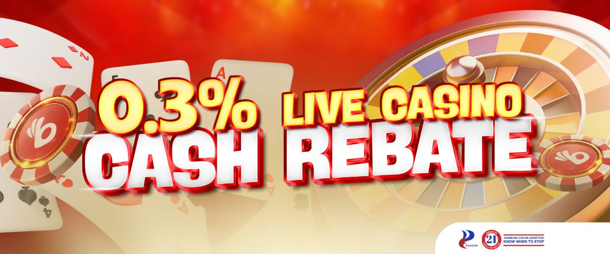 0.3% ALL DAY Cashback for Live Games!