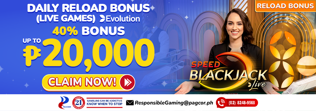 40% Daily Deposit! (Live Games)