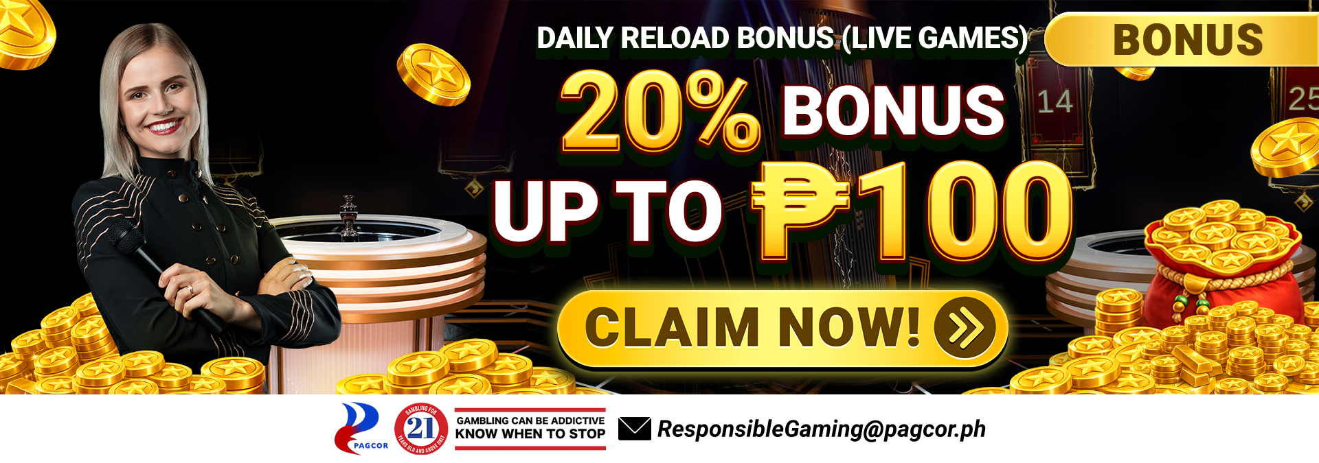 20% Daily Deposit (Live Games)