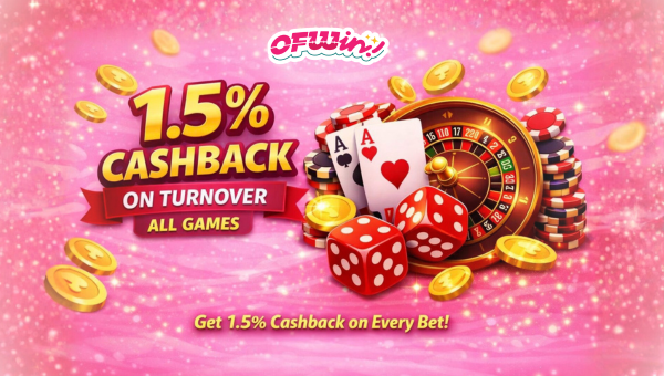 GET 1.5% CASH BACK