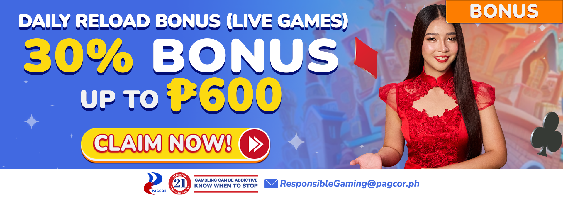 30% Daily Deposit (Live Games)