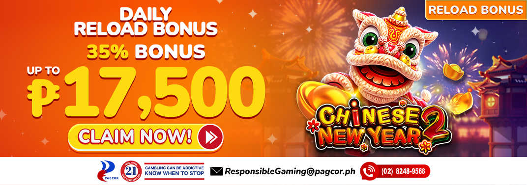 35% Daily Reload Bonus!