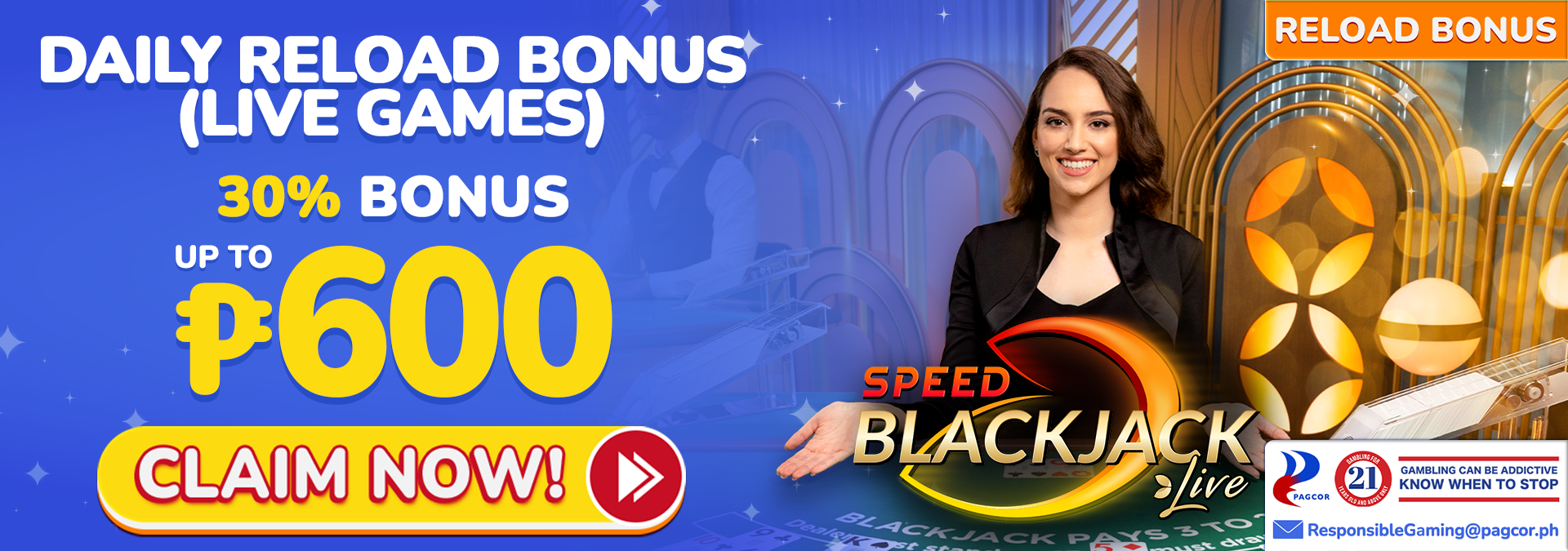 30% Daily Deposit (Live Games)