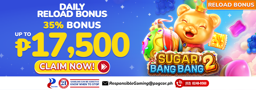 35% Daily Reload Bonus!
