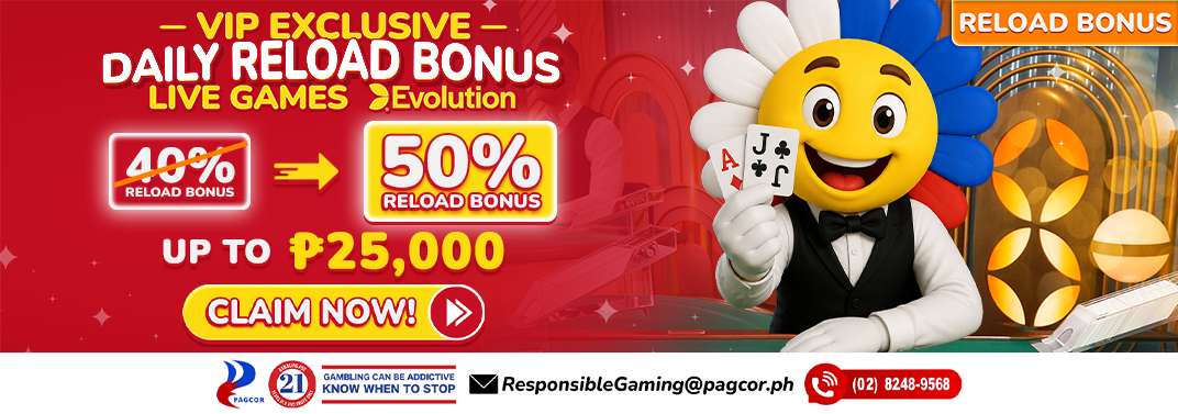 VIP - 50% Daily Deposit! (Live Games)