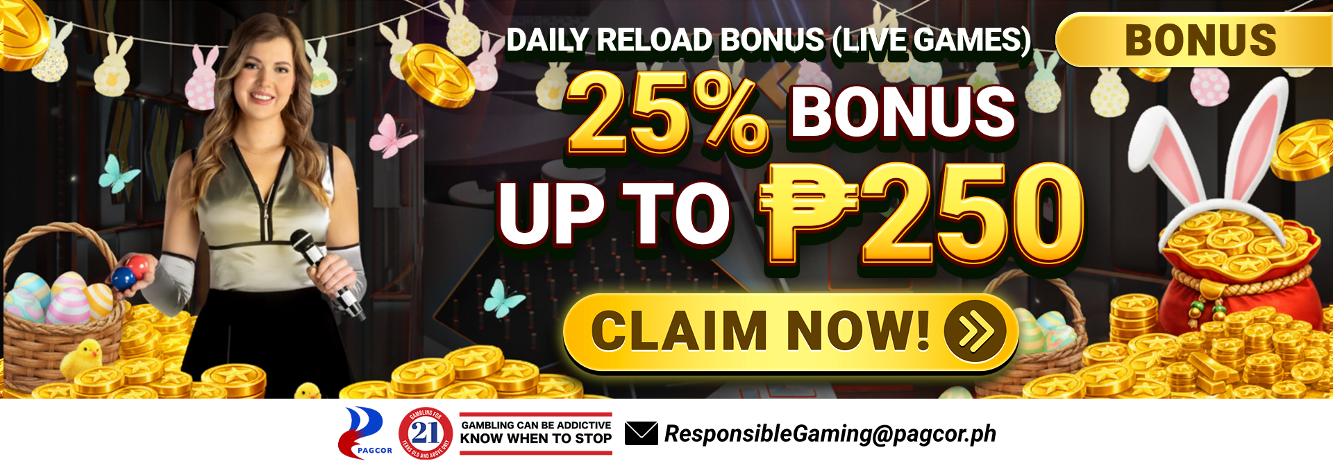25% Daily Deposit (Live Games)