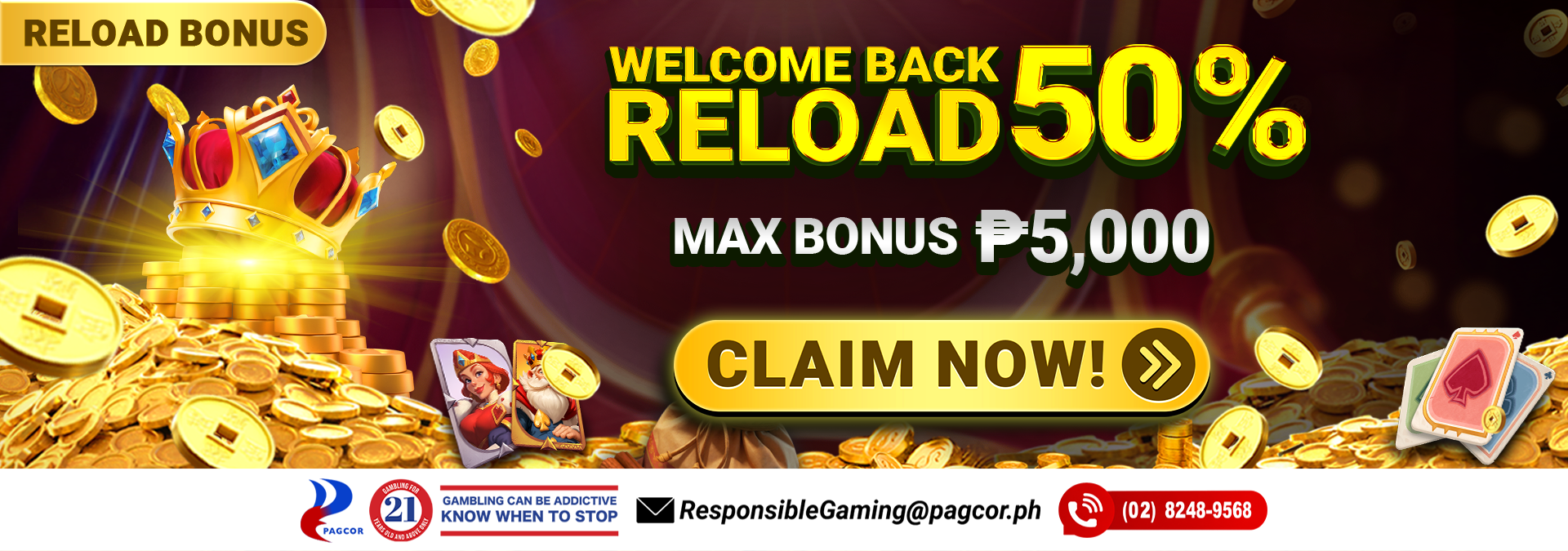 Welcome Back Reload 50%