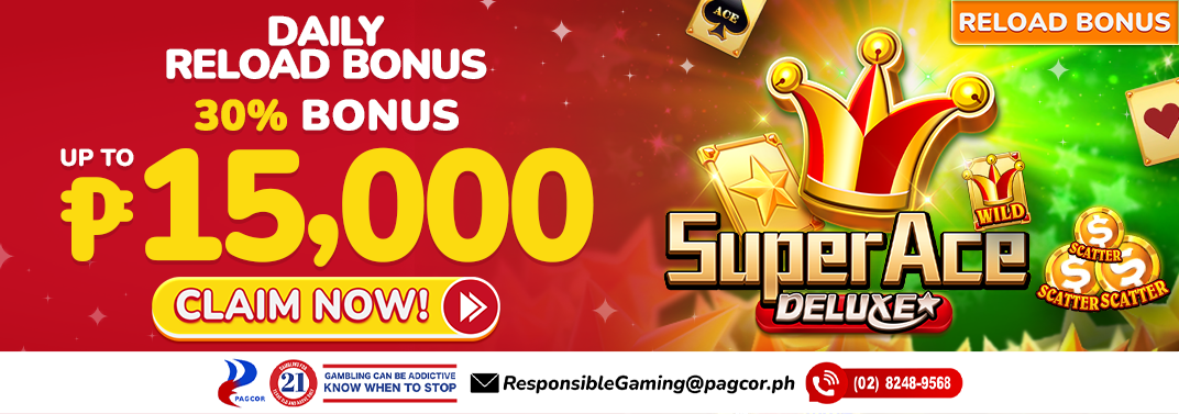 30% Daily Reload Bonus!