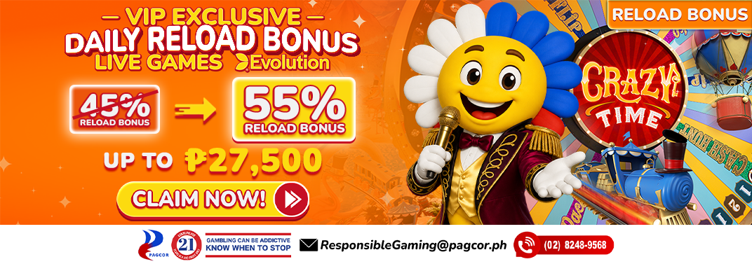 VIP - 55% Daily Deposit! (Live Games)