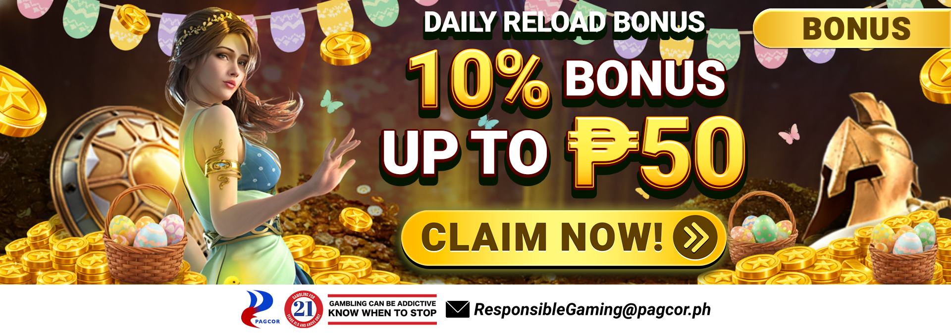 10% Daily Reload Bonus