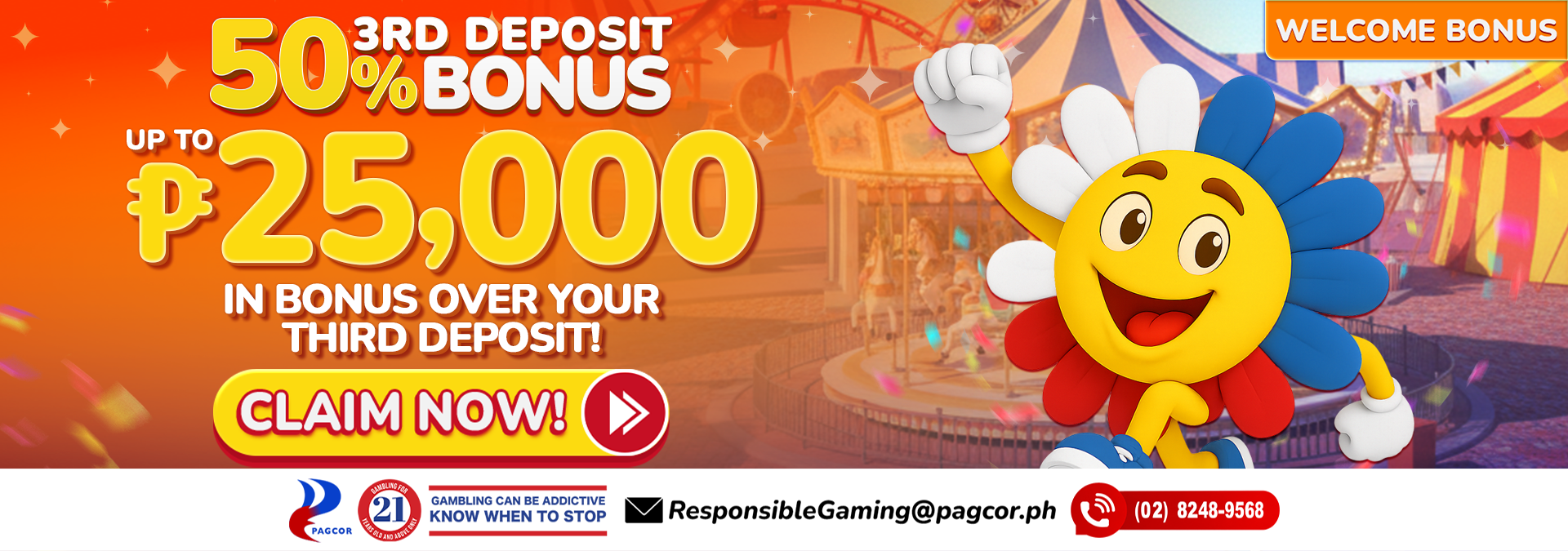 3rd Deposit Bonus!