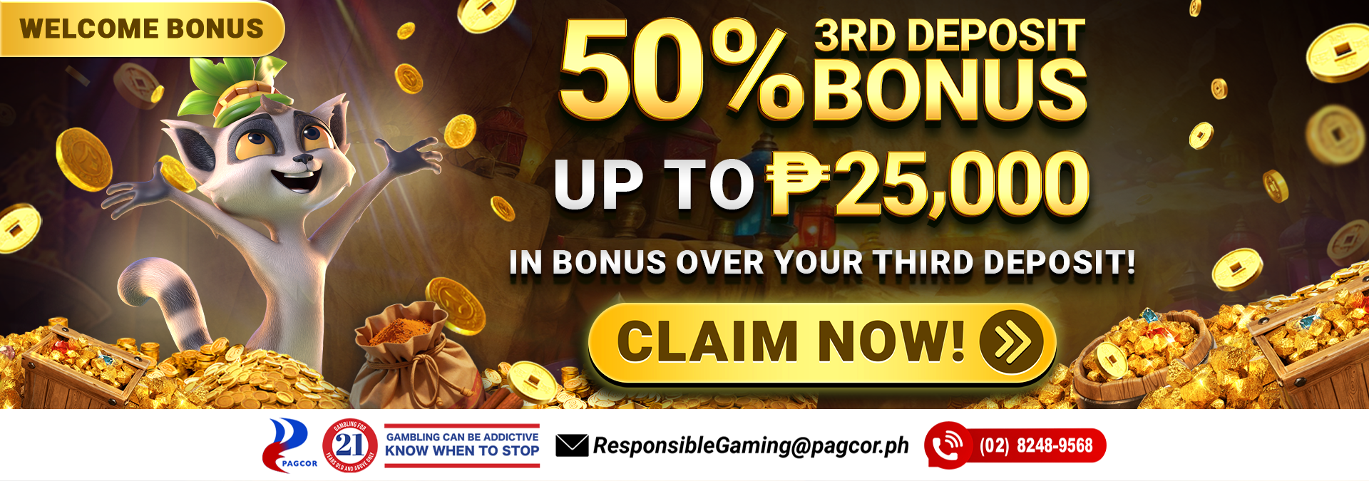 3rd Deposit Bonus!