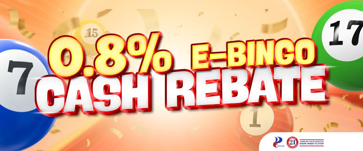 0.8% ALL DAY Cashback for E-Bingo Games!