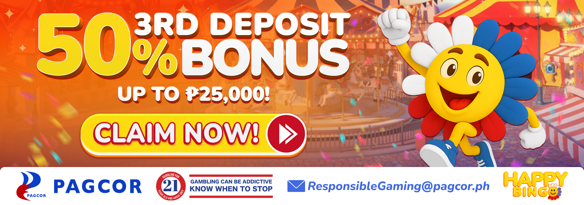 3rd Deposit Bonus!