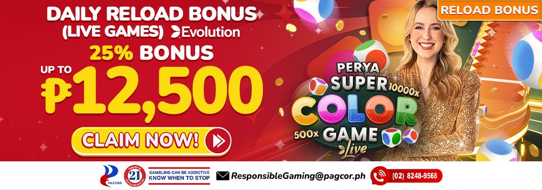 25% Daily Deposit! (Live Games)
