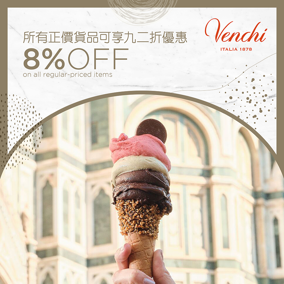 Venchi - 8% OFF on all regular-priced items
