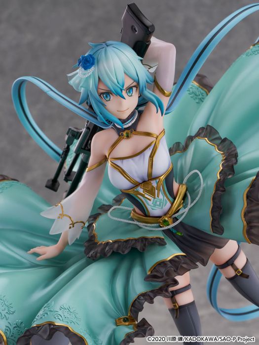 CyberZ 1/7 PVC Figure Sinon -Crystal Dress Ver. (Sword Art Online
