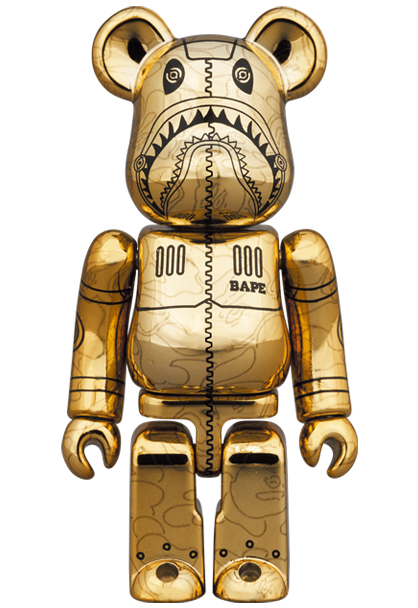 MEDICOM TOY - BAPE®SHARK X HAJIME SORAYAMA X BE@RBRICK Medicom Toy, Bape BEARBRICK Bape Hajime Sorayama Camo Shark