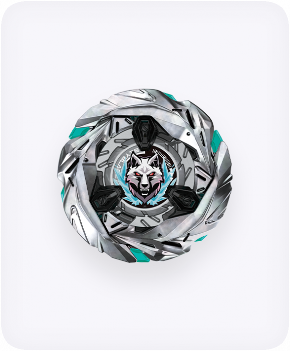 Takara Tomy 爆旋陀螺XUX-08 白銀戰狼3-80FB 套裝(附發射器) | Yasuee