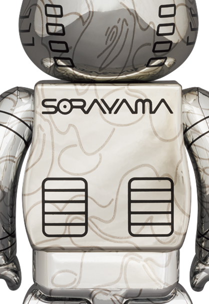 Medicom Be@rBrick BearBrick Sorayama x Bape Camo Shark