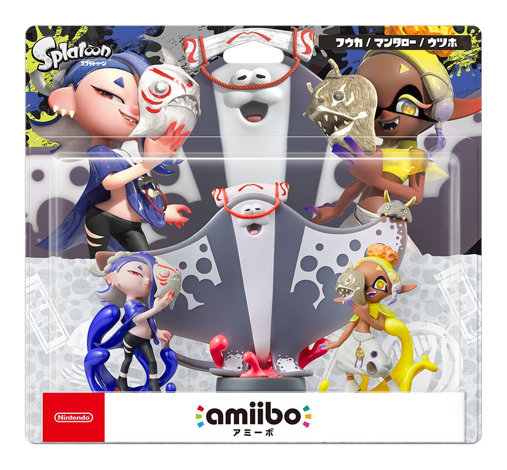 Nintendo Amiibo Splatoon Series Figure Triple Pack Shiver
