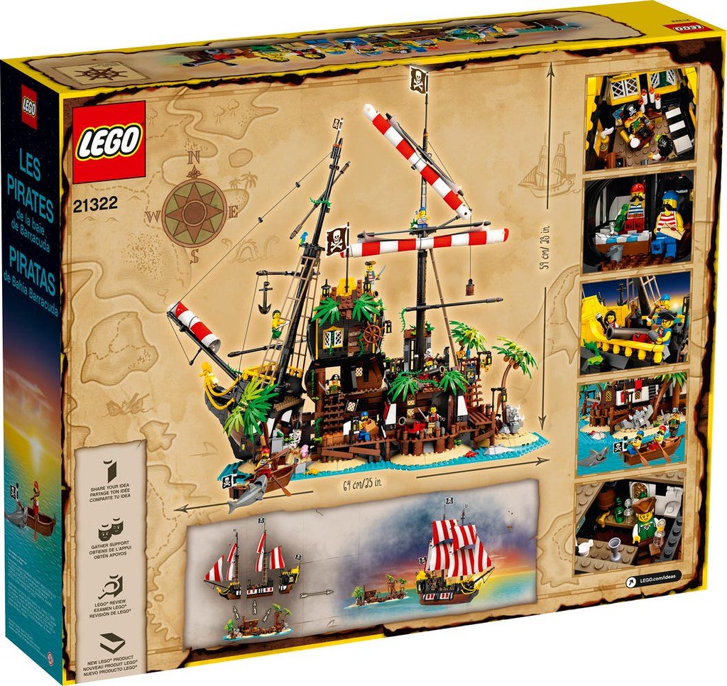 LEGO IDEAS / ICONS系列21322 梭魚灣海盜Pirates of Barracuda