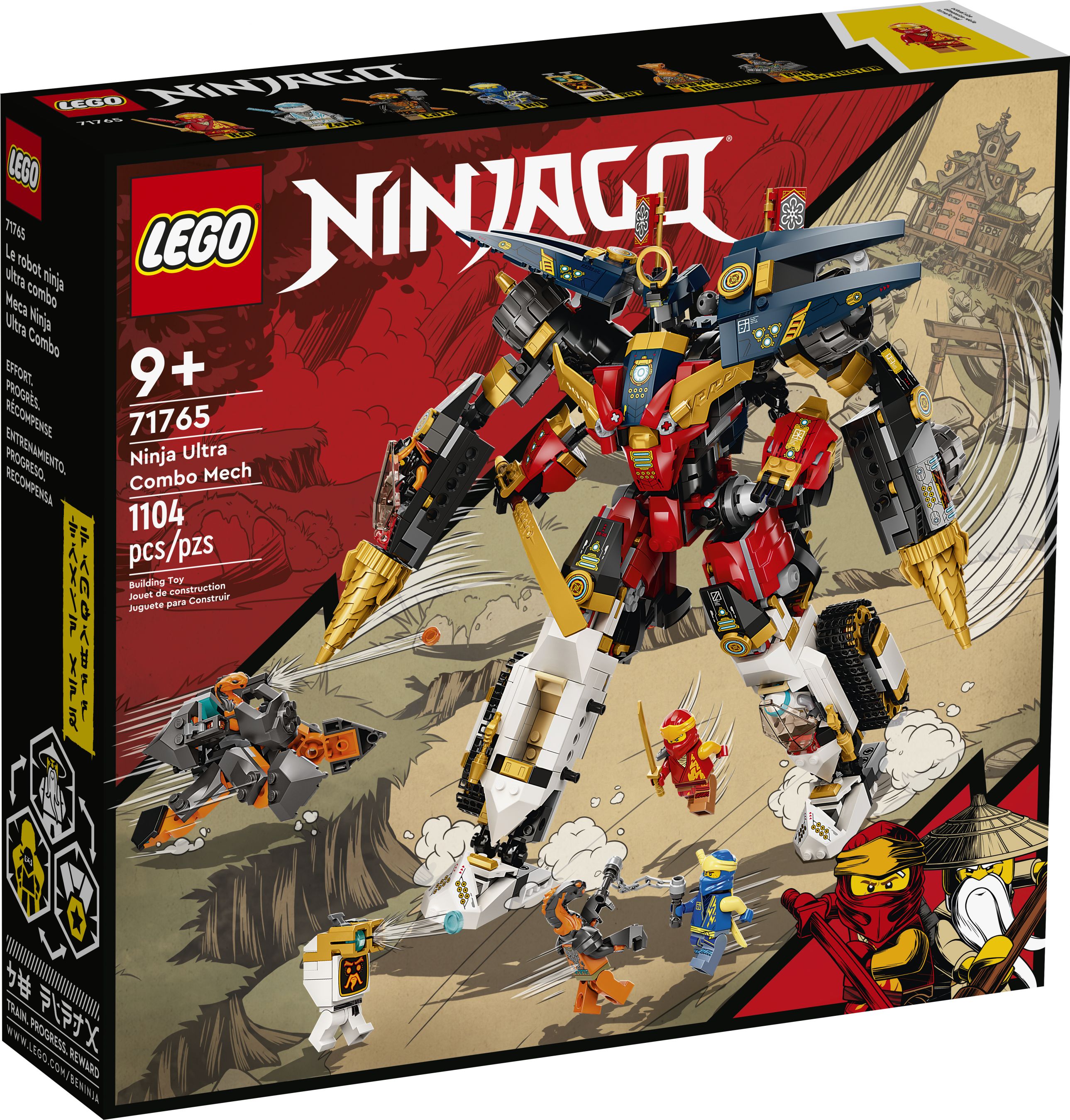 LEGO NINJAGO Ninja Ultra Combo Mech 71765 Vehicle Playset
