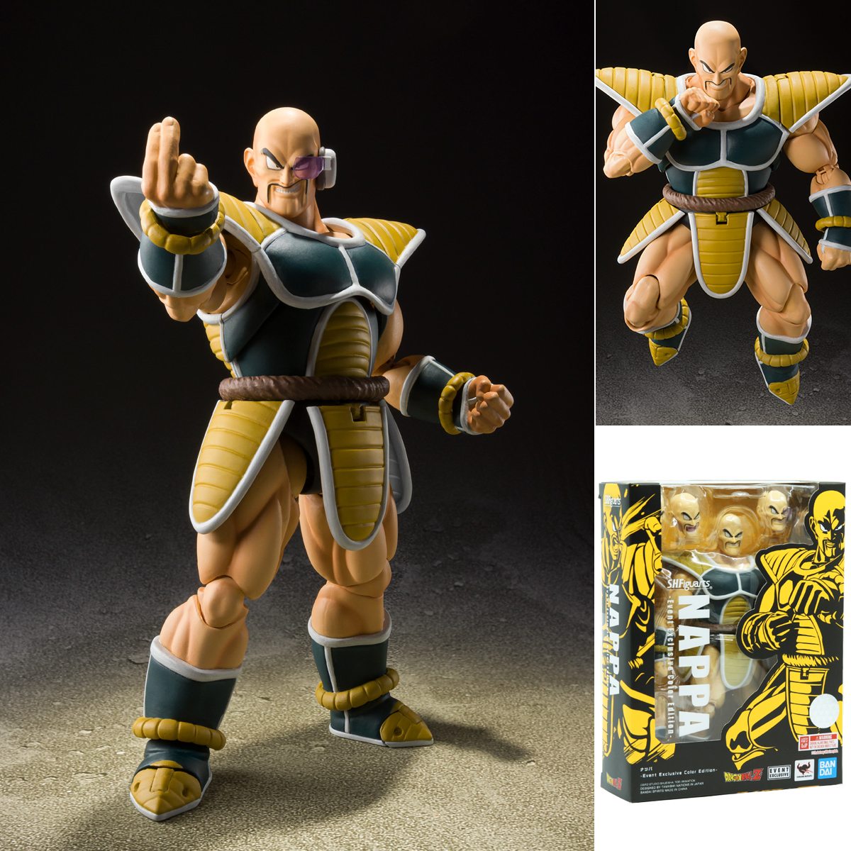 Bandai S.H.Figuarts Dragon Ball Z Nappa -Event Exclusive Color