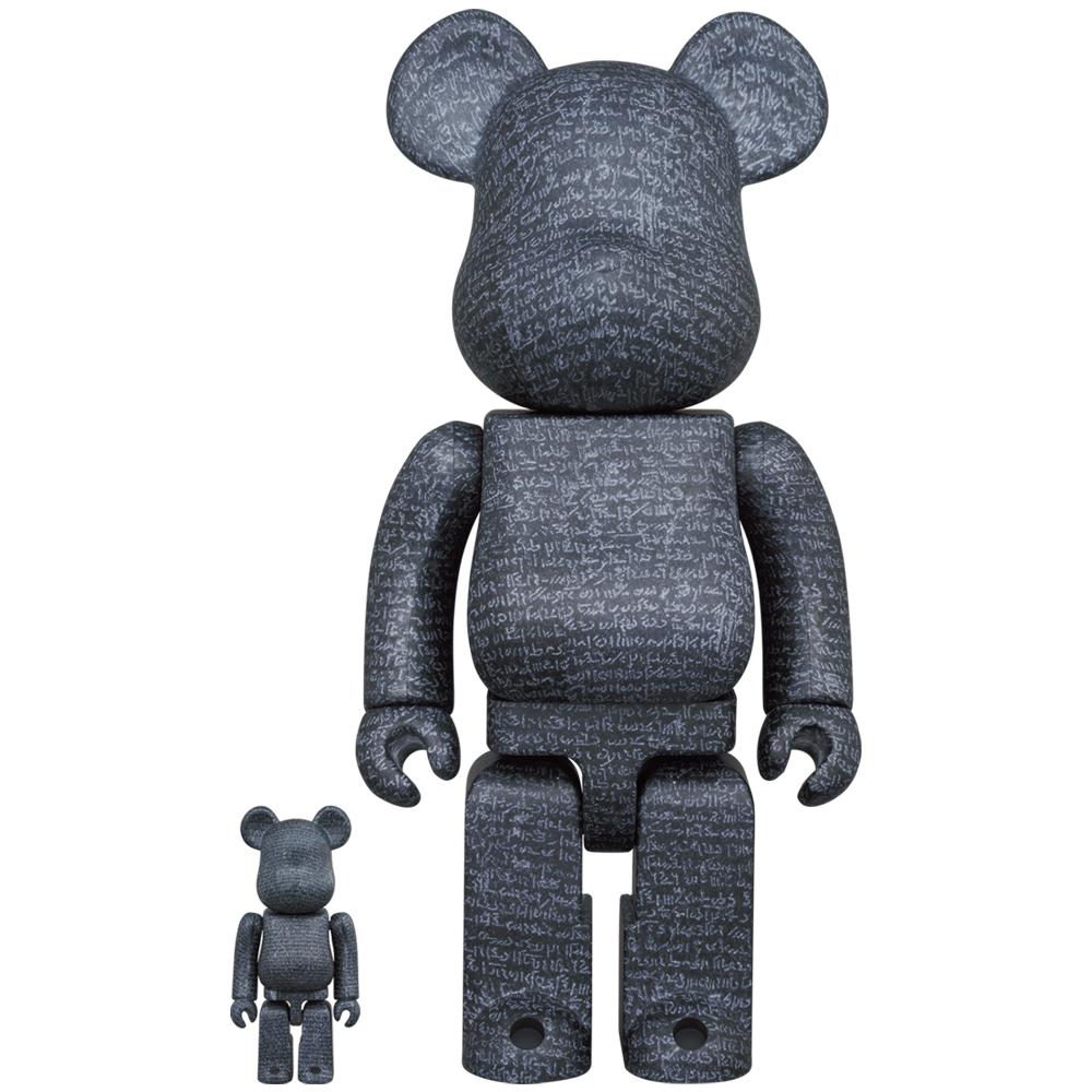 MEDICOM TOY - BE@RBRICK BAPE BLACK BANDANA 100％ &amp; 400％ Bearbrick-x-Mastermind-World-