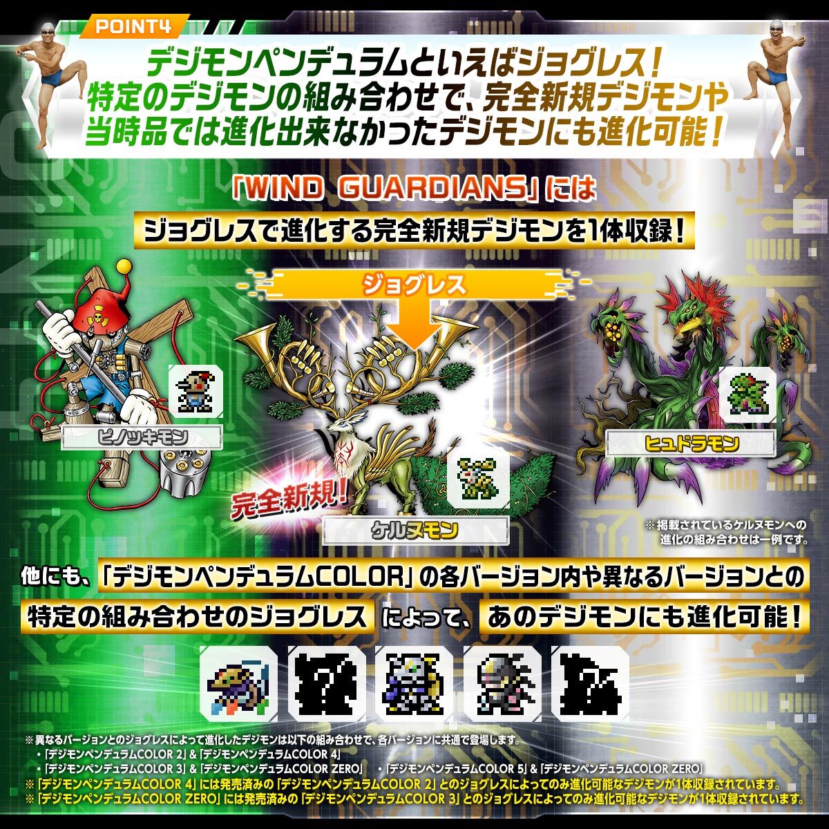 デジモンペンデュラム2 DEEP SAVERS 4 WIND GUARDIANS Digimon Pendulum Color 2 Deep Savers Line-Up Previews from