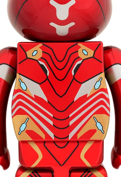 Medicom Toy Be@rBrick BearBrick Iron Man Mark 50 鋼鐵人MK50 1000