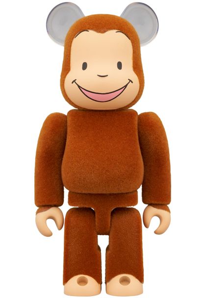 BE@RBRICK Curious e 100％ & 400％ Medicom Toy Be@Rbrick Curious George Classic Ver. 100% & 400