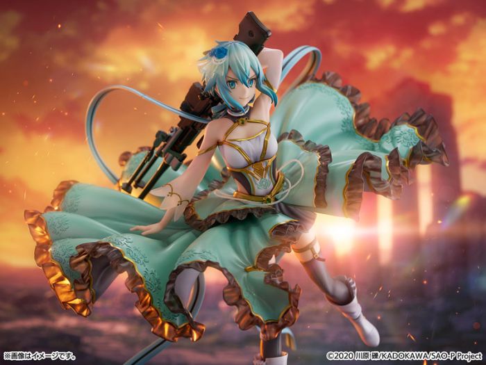 CyberZ 1/7 PVC Figure Sinon -Crystal Dress Ver. (Sword Art Online