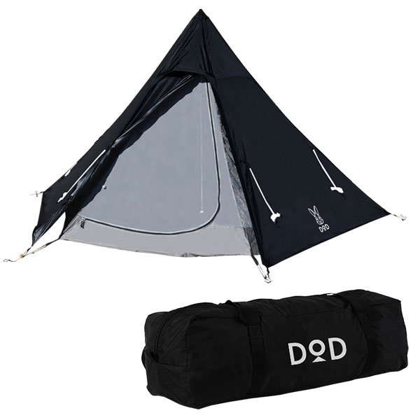 DOD one pole tent (S) 三人金字塔營(黑色)T3-44-BK | Yasuee HK 香港