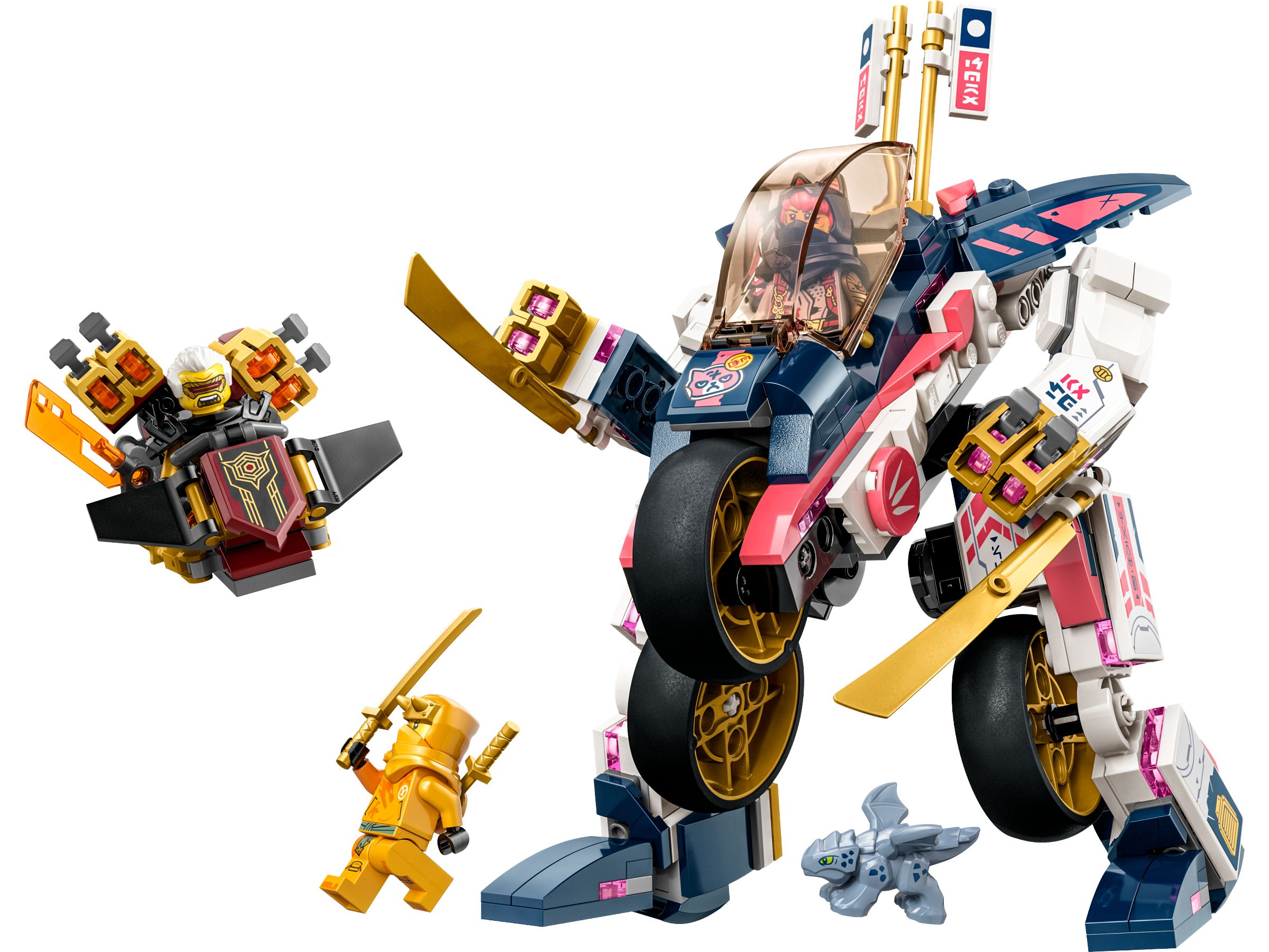 整数論 上下 LEGO Ninjago 系列71792 Sora's Transforming Mech Bike Racer