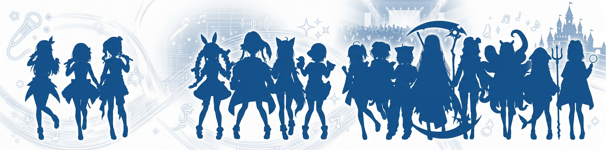 Hololive Production key visual