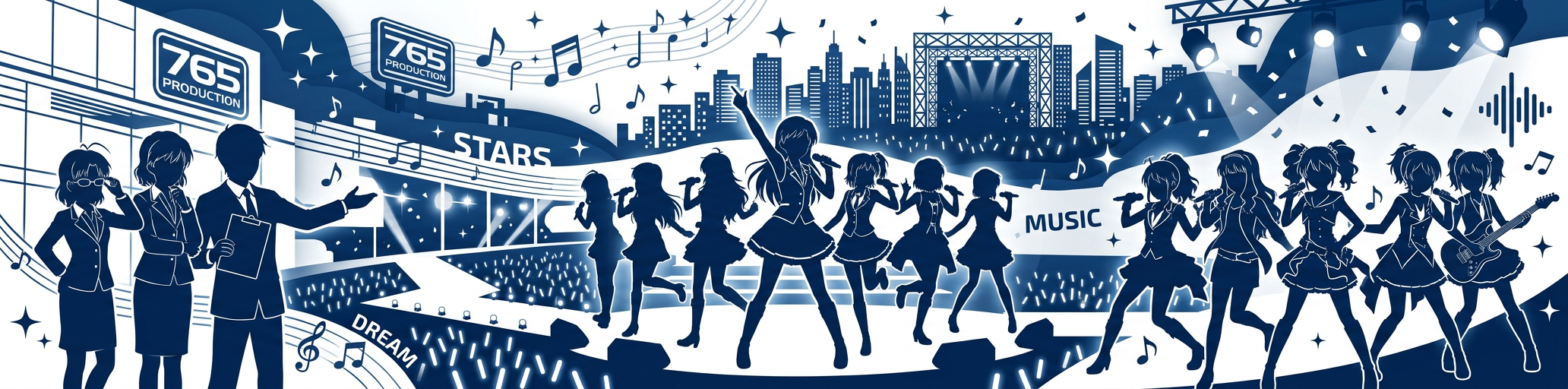 The Idolm@ster key visual