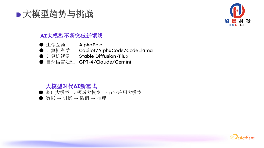 Colossal-AI： AI 大模型的挑战与系统优化