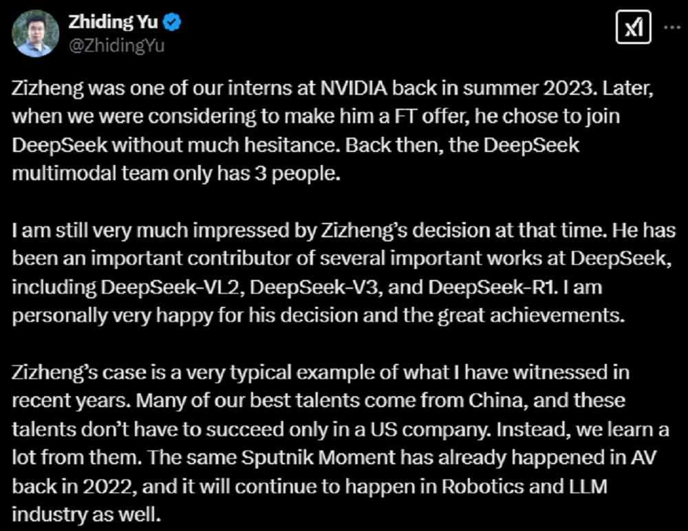 第一观察丨多位DeepSeek核心成员履历曝光,中国AI人才回流势不可挡