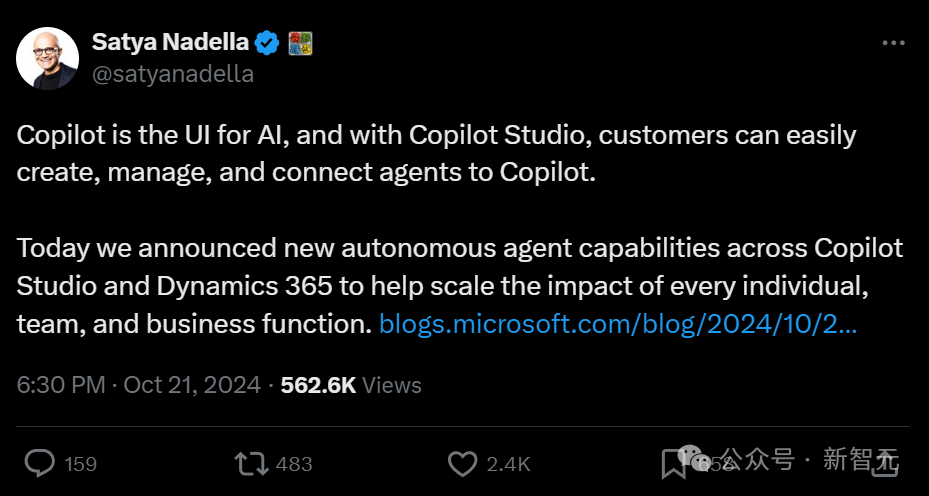 微软押注智能体，发布了10个他们寄予厚望的AI Agent