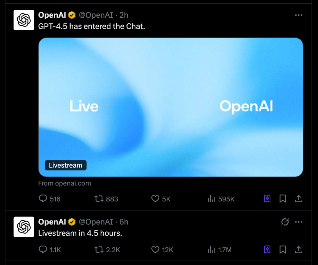 GPT-4.5发布！价格暴涨30倍，OpenAI杀死了预训练