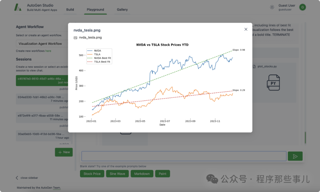 AutoGen Studio:构建多智能体应用的低代码利器