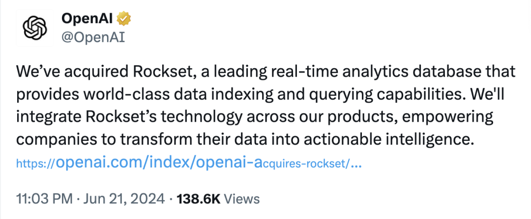 突发！OpenAI收购一家数据公司