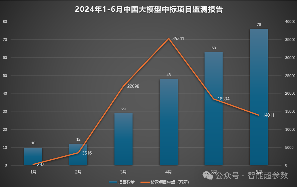独家：中国大模型中标项目监测报告(2024Q2)