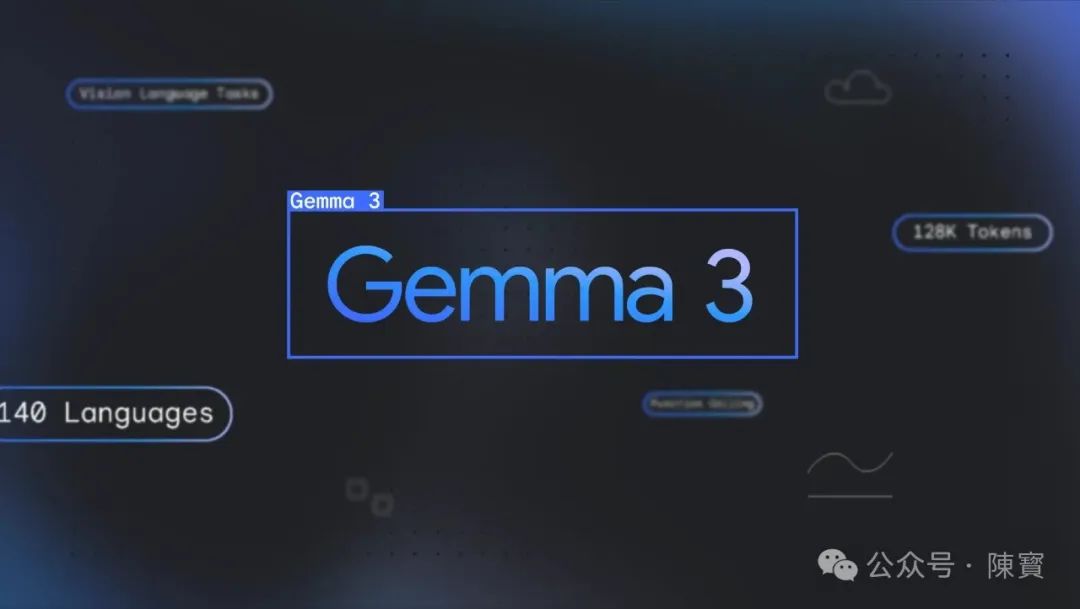 谷歌推出 Gemma 3 了