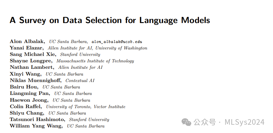 如何为大模型挑选”高质量”数据?【上】