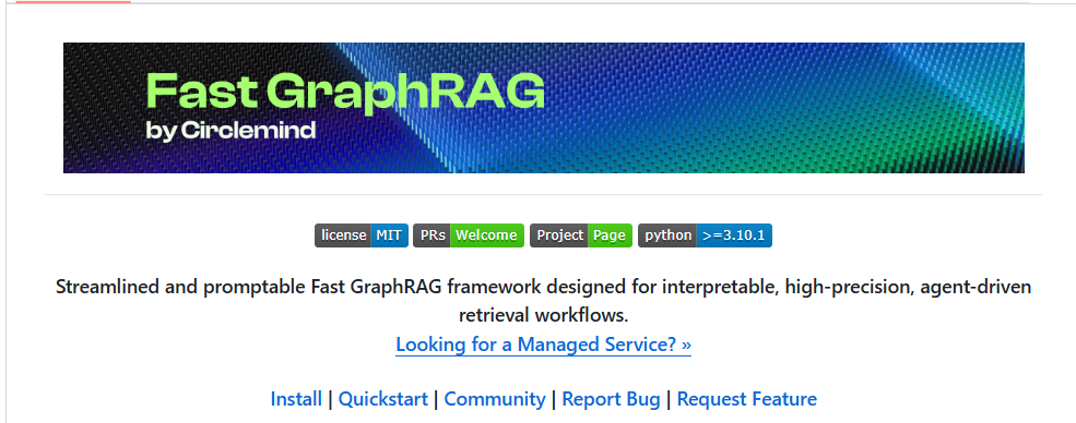 一个快速、低成本、高效的Fast GraphRAG